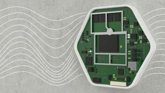 electronic components of an integrated alarm system